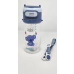 Taros Quokka 450ML Mavi Pipetli Askılı Matara