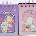 Taros Unick Color Not Defteri Küçük Boy Spiralli Boncuklu Kedi 6717 (16 Lı Paket)