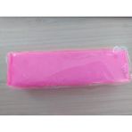 Taros Vintage Label Şeffaf Silikon Kalem Kutusu Pembe 2356
