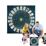 Tarot Örtüsü,Kare Peçetesi Fal Malzemeleri - Flanel Kart Altlığı Metafizik Kare Oyun Matı Fal, Astroloji ve Kehanetler İçin