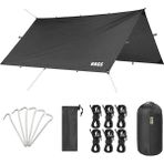 Tarp Gölgelik Tente, Taşınabilir Örtü Branda Çok Işlevli Outdoor Açık Hava Kamp Seyahat Te - Standart