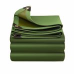 Tarps, 5' x 5' Ağır Hizmet Su Geçirmez Yeşil Kanvas Tarp, 30 Mil Kalınlığı, UV Dayanıklı, Dış Mekan Kamp, Havuz ve Ekipman Koruması için Paslanmaz Grometli Yırtılmaya Dayanıklı Kapak