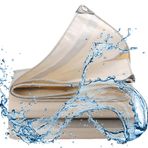 Tarps, Ağır Hizmet Tipi Su Geçirmez Branda 2,1 x 7,0 m - Mobilya Koruması için Ekstra Büyük Plastik Tente, Yırtılmaya ve Yırtılmaya Dayanıklı, Dayanıklı Halkalar, 200 G/M² Ağır Hizmet Örtüsü