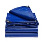 Tarps, Ağır Hizmet Tipi Su Geçirmez Tarp 5x40 ft Güçlendirilmiş Kenarlar ve Halkalar ile, Dış Mekan Kullanımı için Kalın Plastik Tente, Kamp, Havuz Örtüsü, Araba, Çadır Koruması