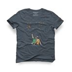TARRZZ Dream Özgün Tasarım Tişört Sanatsal Baskılı Bisiklet Yaka Kısa Kollu Pamuklu (Vision, 2XL)