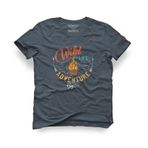 TARRZZ Wild Life Adventure Tasarım Tişört Sanatsal Baskılı Bisiklet Yaka Kısa Kollu Pamuklu Tişört Vision 3XL