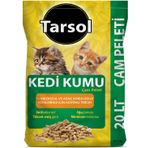 TARSOL KEDİ KUMU ÇAM PELETİ 20 LT EKONOMİK BOY%100 DOĞAL