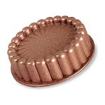 Tart Kalıbı 26CM Dilimli Tart Turta Kalıbı Rose - Bronz