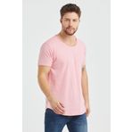 Tarz Cool Erkek Fuşya Salaş T-Shirt