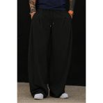 Tarz Cool Erkek Oversize Eşofman Altı Bağcıklı Rahat Kalıp Günlük Basic Jogger Pantolon