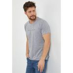 Tarz Cool Erkek Relax Baskılı Slim Fit T-Shirt - Lacivert