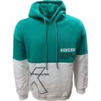Tarz Cool T01215 Erkek Oversize Kapüşonlu Baskılı Üç Iplik Sweatshirt - ST01215-YEŞIL-M - Kırmızı