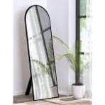 Tarz Design Nysamo Siyah Ayaklı Antre Koridor Duvar Salon Banyo Wc Ofis Çocuk Yatak Odası Boy Aynası 40X120 cm - 120 x 40