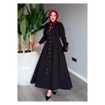 TARZ-I HAS BUTİK Siyah Premium Asel Elbise Tesettür Giyim