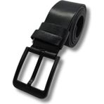 Tarzbu Hakiki Deri Premium Erkek Kemer, Siyah Manda Derisi, 4.5 cm Genişlik, Çelik Toka, Klasik Tasarım TARZ6ZBW5SH - 110 cm