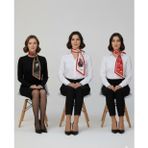 Tarzını Seç Atatürk Fotoğraflı ve İmzalı Türk Bayraklı 3'lü Set Kravat / Eşarp / Fular