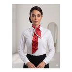 Tarzını Seç Tarzını Seç Kırmızı Atatürk İmzalı Kravat Şerit / Eşarp / Fular 105X9 Cm