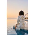 tarzQeen peştemal %100 bambu Bohem Güneş Desenli Müslin Plaj Bornozu havuz spa tatil tekne