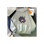 Tarzsokak BDropshippingStore-4101 Gri Anime Honkai Etki 3Rd Hoodies Moda Rahat U Harajuku Yeni Spor Kari