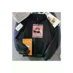 Tarzsokak BDropshippingStore-4368 Siyah Ben Bugünün Karın Ağrısı Hayatta Meme Kedi Hoodies Komik Karikatür Grafik U Uz