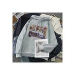 Tarzsokak BIQUINI-9200 Gri Unisex Chrono Tetik Baskılı Savaşçı Kılıç Ile Rahat Renkli Kapüşonlu Ha