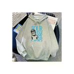 Tarzsokak BIQUINI-9347 Gri Unisex Dört Yıl Güçlü Müzik Grubu Tur Komik Karikatür Köpek Baskı Winter Deras