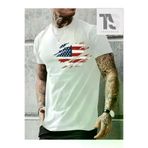 Tarzsokak Erkek Amerikan Bayrağı Baskılı T-shirt TYCSR5HA9N170669506566510