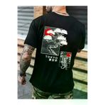 Tarzsokak KOD Trend Homme Erkek Japon Harfli ve Ağaç Baskılı Tişört Tarzsokak-Trend-Erkek-48