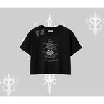 Tarzsokak Oversize Crop Tshirt Noodle Theory Hand Drawn Concept