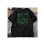 Tarzsokak Retro Komik Dinozor 90s Grafik T Shirt Vintage Hayat Iyi Oldu T-shirt Pamuk Kısa Kollu Üstler 2934