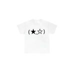 Tarzsokak RONTWE -3323 Beyaz Hiphop Y2K Harajuku Grafik Baskı Punk Streetwear Rock Goth Te