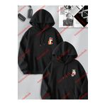 Tarzsokak Sevgili Çift Kombin Tilki ve Tavşan Melek Baskılı Özel Tasarım Kapüşonlu Sweatshirt 2 TYC1IJQUJN170517243657067