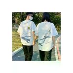Tarzsokak Tarzsokak-5909 2 Adet Tir Harajuku Style Çift Sevgili Kombinleri Couple Clothing Yeni Sezon