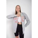 Tarzsokak Tarzsokak-unisex-oversize-kalıp-20190 Kadın Gri Brooklyn Baskılı Oversize Hırka Brooklynhırka
