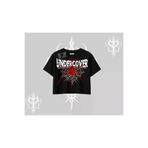 Tarzsokak TRZSUNDERCOVER-130 Beyaz Crop Tişört Spider Undercover
