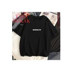 Tarzsokak Unisex Kadın/Erkek Brooklyn Özel Renkli Oversize Bisiklet Yaka Pamuklu T-Shirt Tarzsokak-Tshirt-New-4444