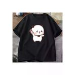 Tarzsokak USSEMEI-2946 Sevimli Bubu Atma Flip-Flop T Shirt Erkek Kadın Komik Karikatür Dudu T-Shirt Pamuk Yaz Baskı 2946
