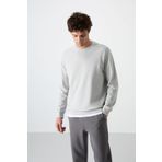 Taş Basic O Yaka Rahat Form Erkek Sweatshirt - 88053