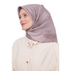 Taş Benekli Twill İpek Eşarp