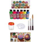 Taş Boyama Seti 6 Neon Renk Set 1 Paket