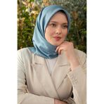 Taş Çift Taraflı Twill İpek Eşarp