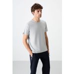 Taş Erkek Basic Kısa Kol Standart Kalıp O Yaka T-shirt - 87911