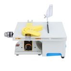 Taş Için Mini Masa Testeresi, Kompakt takı taş Tezgah Parlatma Değirmeni, Oyma Için Doğru, Verimli Paslanmaz çelik (AB fiş 220v)