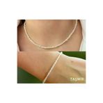 Taş-Mir 099991188 Doğal Kum İnci Kolye Bileklik Set