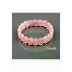 Taş-Mir tasmirkuvarspembe Pembe Kuvars Taşı Roleks Bileklik 10 X 15 Mm