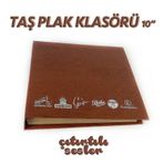 Taş Plak Klasörü Kahverengi