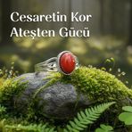 Taş Sandığı Akik Taşı Çelik Yüzük - Kararmaz