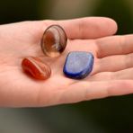Taş Sandığı Akik Taşı - Lapis Lazuli Taşı - Dumanlı Kuvars Taşı Kütle