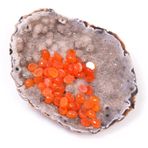Taş Sandığı Karnelyan Akik Taşı Kabaşon - 6*8 mm Yüzük ve Kolye Taşı