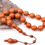 Taş Sandığı Kiraz Ağacı Bilek Boy Tesbih (14*16 mm)